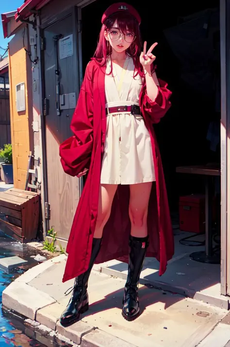<lora:JediOutfit:1> JediOutfit, robe, belt, boots, <lora:LIP:1> (LilyPichuTI:0.9), glasses, solo,, absurdres, ultra detailed, masterpiece, best quality, aesthetic, detailed,