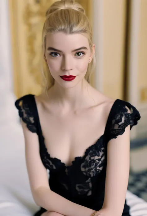 close-up headshot of ohwx woman, beaming smile, in a fashion shooting, in a palace, analog, slim figure, <lora:anya_lora_sdxl_v1-000008:1> <lora:offset_0.2:1>