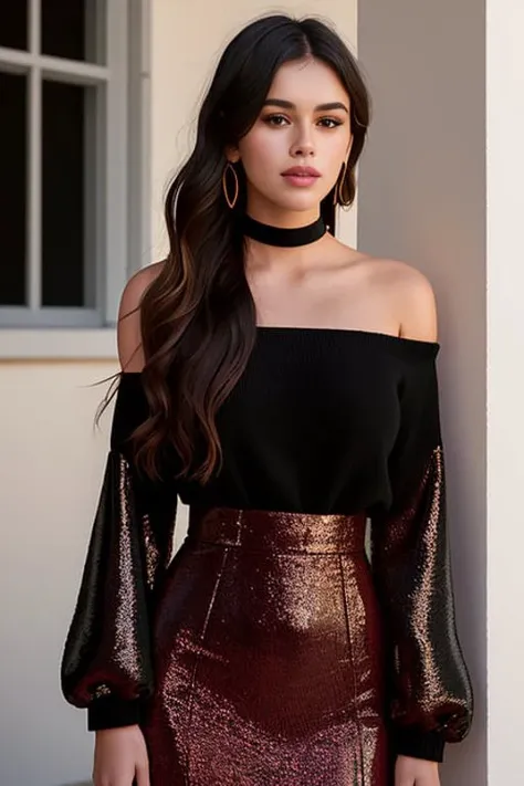 KaiaGerber-3500, Masterpiece, high quality, 4K, beautiful design, shiny, from the front, award winning photo, extremely detailed, amazing, fine detail, absurdres, highly detailed emily, extremely detailed eyes and face, by lee jeffries nikon d850 film stock photograph 4 kodak portra 400 camera f1.6 lens rich colors hyper realistic lifelike texture dramatic lighting unrealengine trending on artstation cinestill 800 tungsten, 1girl, solo, expressive look, (smiling seductively,puffy lips,) HDR, highest quality, sexy dress, sharp focus, looking at viewer, facing viewer, 4k,emerald green eyes beautifully detailed,a woman in a (((black and red))) dress standing in front of a wall, piercing eyes, looking straight, a 20 year old cute juanita-2500, very happy,long braided hair, wearing an off-shoulder sweater, choker, closeup portrait, in a outdoor cafe in 2015, afternoon light