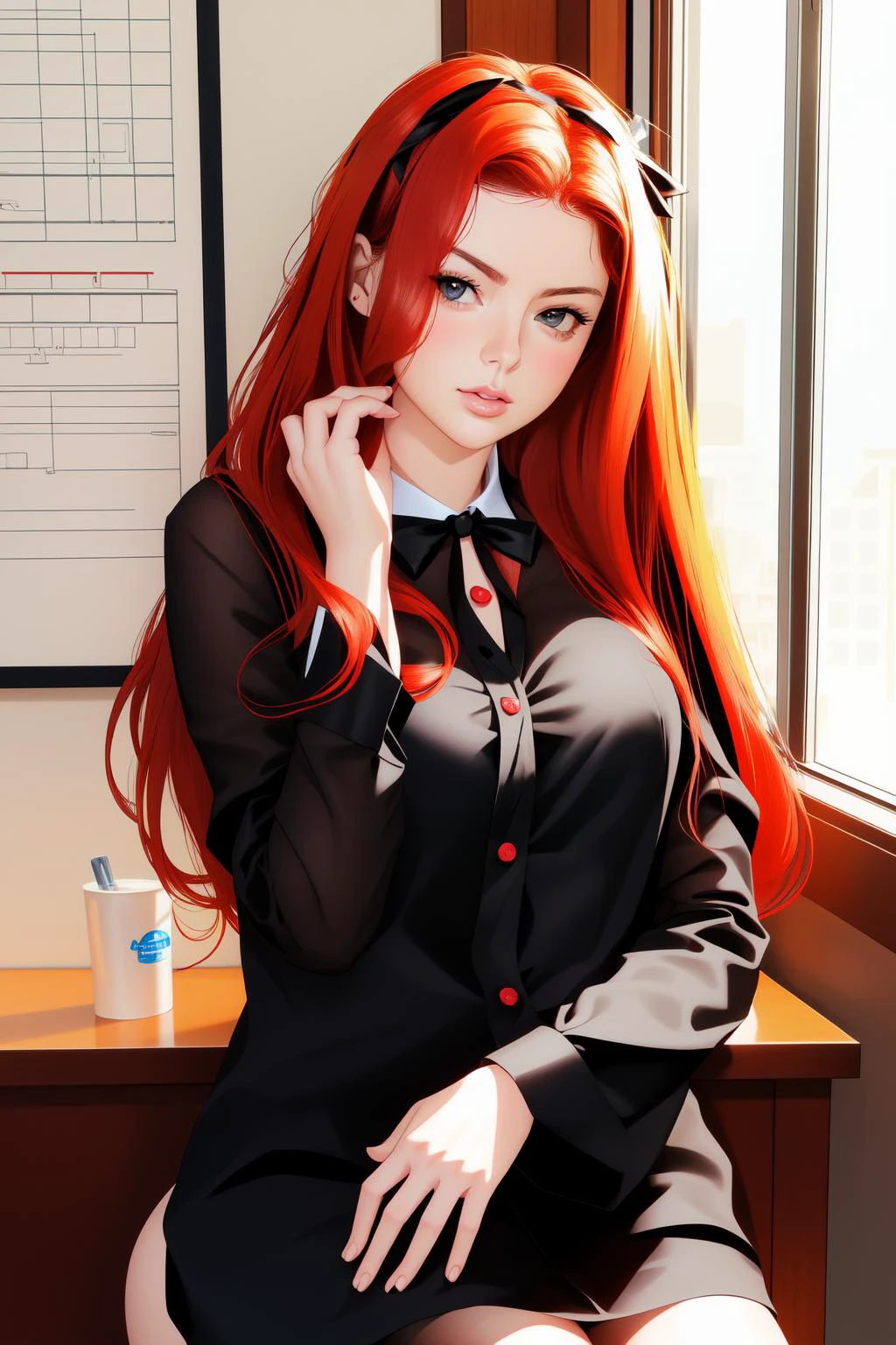 tvTanya_I_v1, shirt, long sleeves, upper body