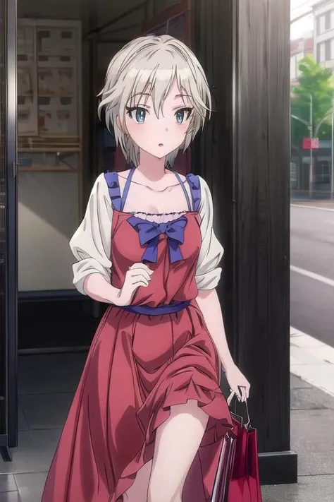 masterpiece, best quality,1girl,ultra detail,<lora:GoodHands-vanilla:0.8> <lora:anmnr01:0.3> <lora:add_detail:0.5> ,1girl,casual town,(casual outfit,red onepiece,long skirt,happy),shopping,cinematic angle <lora:anastasia-idolmaster:0.7>,anastasia, masterpiece, best quality, highres,1girl,,<lora:GoodHands-vanilla:0.8> <lora:anmnr01:0.3> <lora:add_detail:0.5>