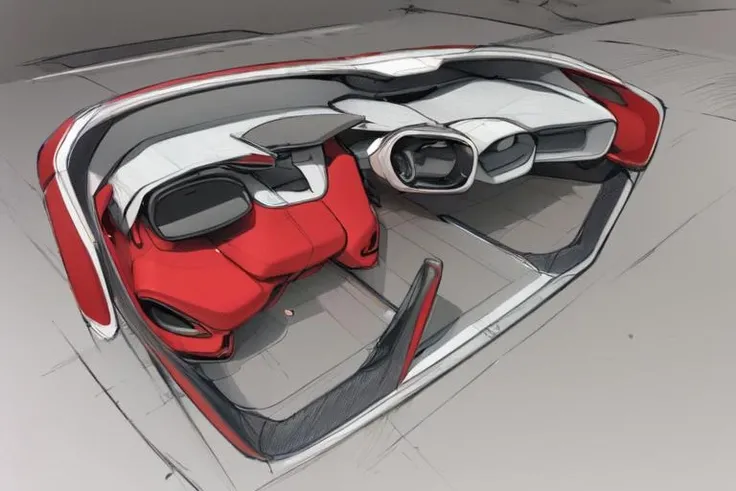 (inem:1.1),trim design,car interior,no human,(style one:1.1),seat,<lora:Car Trim V1.1B:1.05>,sketch,red,