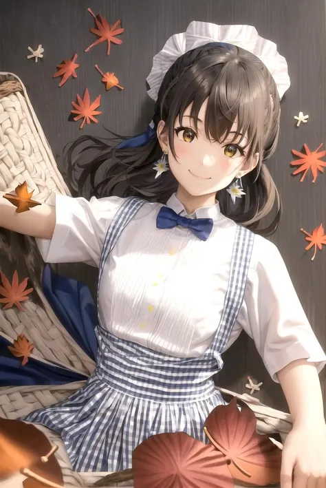 masterpiece, best quality,ultra detail,1girl, high pony tail, <lora:kobeya_U_SD15_V5:0.7> ,smile, looking at viewer, upper body, face focus, graceful movements,
carrying breads on basket
(masterpiece, top quality, best quality, official art, beautiful and aesthetic:1.2), (1girl:1.3), extremely detailed,(medieval art:1.1),(colorful:1.1)(flowers:1.3),highest detailed,(zentangle:1.2), (dynamic pose), (abstract background:1.3), (shiny skin), (many colors:1.4), ,(earrings), (leaf:1.5) cute, small face, light smile, dynamic pose, detailed shirt,