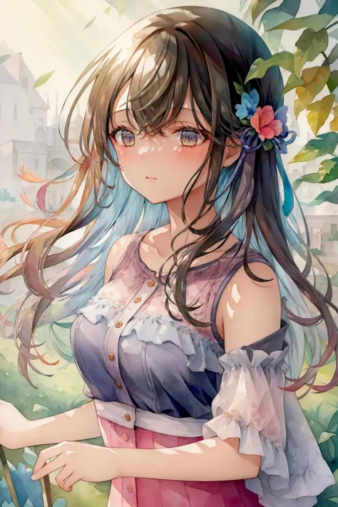 ((((ultra illustrated style:1.0)))),best quality,best animated,masterpiece,ray tracing, global illumination,transparent watercolor,1girl, solo,<lora:transparent watercolor:0.9>