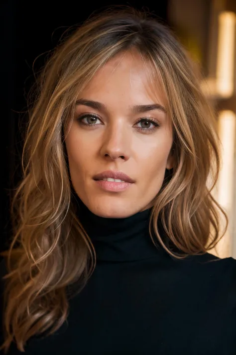 A stunning intricate full color portrait of elodiefontan, blond hair, wearing a black turtleneck, light makeup, epic character composition, by ilya kuvshinov, alessio albi, nina masic, sharp focus, natural lighting, subsurface scattering, f2, 35mm, film grain,(photorealistic:1. 4),(8k, RAW photo:1. 2), (best quality:1. 4),(ultra highres:1. 2),<lora:LowRA:0.2>, <lora:elodie_fontan_v03-000020:1> <lora:epiCRealismHelper:0.6> <lora:detailed_eye:0.2>