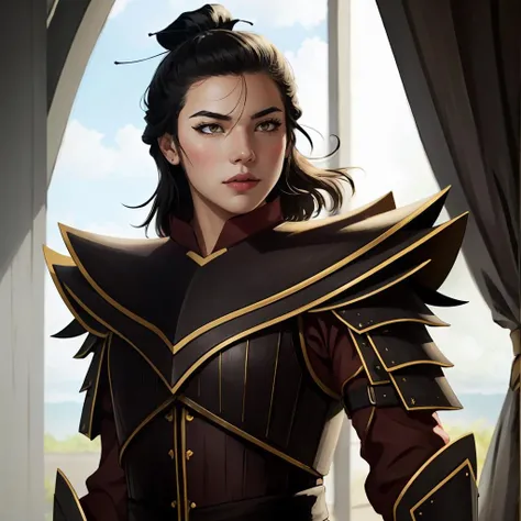 <lora:Rangi:0.8> 1girl, Rangi, armor, yellow eyes