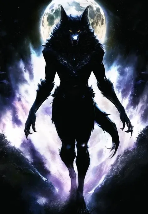 <lora:Werewolf:0.8>, Werewolf, solo, breasts, (majestic, stunning, exquisite:1.3)