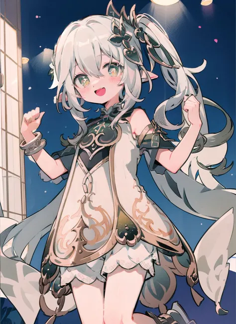 looking at viewer, blush, smile, :d, open mouth
small girl dancing, white hair,
looking at viewer,
<lora:nahida_bs4_unet_2e-4_te_1e-4_dim64_alpha_32_768-000060:1.1:MIDD>
<lora:menma-10:1:OUT8>