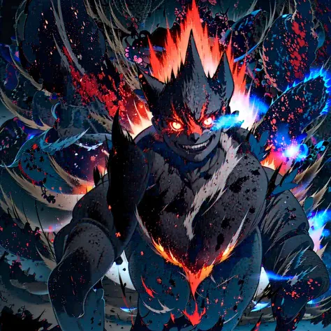 best quality, (dark lighting:1.5), dark, (extremely dark:1.2), dynamic lighting,
BREAK extremely (dark:1.1) forest,
BREAK <lora:CursedTails:0.75> TailsTheFox walking towards behind the trees emanating , (dark lighting:1.5), (wide open red glowing eyes:1.2), (wide grin:1.2), no humans animal, animal focus,
BREAK <lora:DBKiCharge:1> , (dark red aura:1.2),