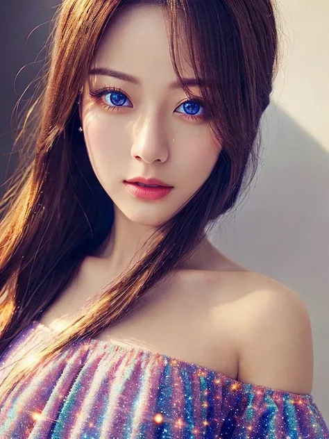 (best quality, masterpiece:1.2),ultra detailed,(photo realistic:1.4),solo,cute girl,full body,lite smaile,light_particles,<lora:KiraKiraEffect:0.7>,(beautiful shining eyes:1.1),