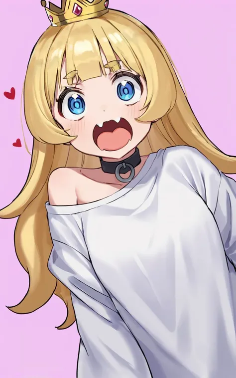 ultra detallado, soft illuminaotion, anime, (1girl), mtladymha, boku no hero academia, cabello largo, cabello rubio, purple horns, domino mask, ojos morados, night, face, open mouth, uvula, mouth, tongue, tongue out, purple mask