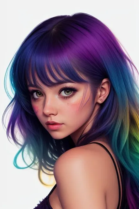 a cute girl,night, epic realistic, background city, <lora:hair-v3:0.7>, hair, (medium_shot:1.3)