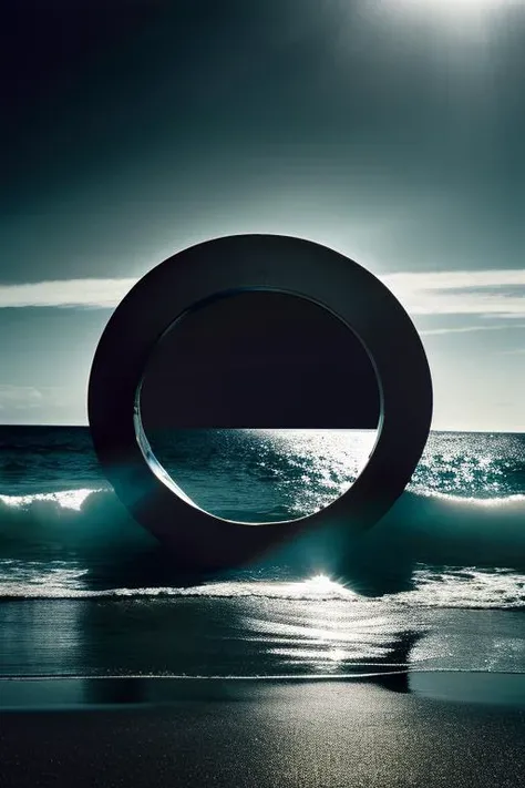 rz88p4ss4ge ocean composition , negative space dramatic lighting, stylized