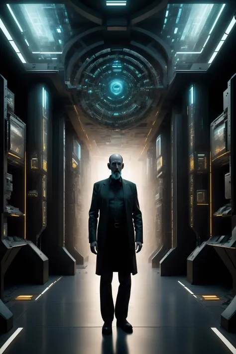 Stepping into Neal Stephenson's world, one becomes immersed in a digital realm where post-human avatars engage in philosophical discourse. , Synaptic_Shadows