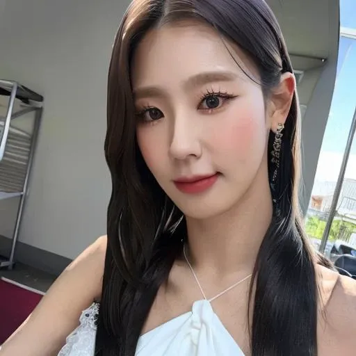 miyeon, RAW,(8k, best quality, masterpiece:1.2),(intricate details:1.4),(photorealistic:1.4),octane render, complex 3d render ultra detailed, studio soft light, rim light, vibrant details, ultra detailed, realistic skin texture, detailed face, beautiful detailed eyes, extremely detailed CG unity 8k wallpaper, sharp focus	,makeup, beautiful face,(full body),(perfect anatomy),(wide hip:1.3), ultra-fine painting,(Claret long hair:1.5),a little smile,slightly curly hairstyle,slim body,White skin <lora:miyeon v2-000010:1.2>