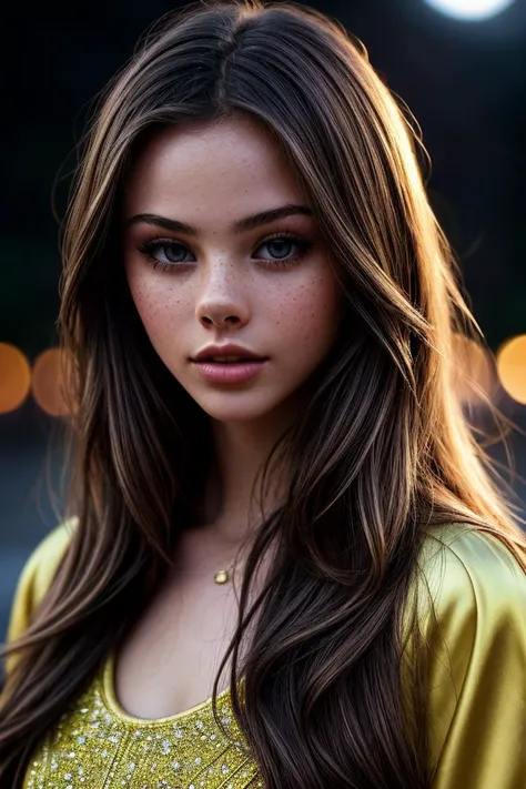 photo of beautiful (me1kaw:0.99), a woman with perfect hair, wearing Canary Yellow (harem outfit:1.1), (night sky:1.1), (closeup), modelshoot style, (extremely detailed CG unity 8k wallpaper), professional majestic photography, (Leica M6 Camera), 24mm, exposure blend, hdr, faded, extremely intricate, High (Detail:1.1), Sharp focus, dramatic, soft cinematic light, (looking at viewer), (detailed pupils), 4k textures, elegant, ((((cinematic look)))), soothing tones, insane details, hyperdetailed, low contrast, (epicPhoto)