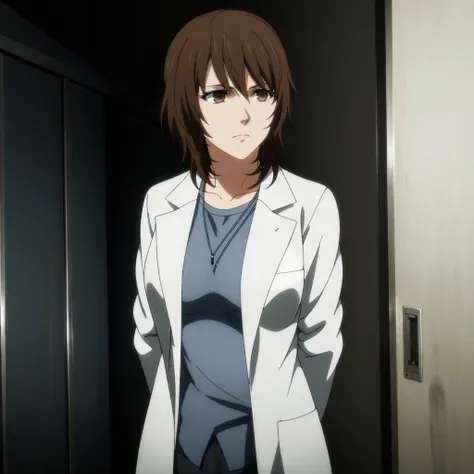masterpiece,high quality,solo,hospital,
<lora:MargueriteMessner001:0.7>,serious,
MargueriteMessner,1woman,
labcoat,open clothes,doctor,
