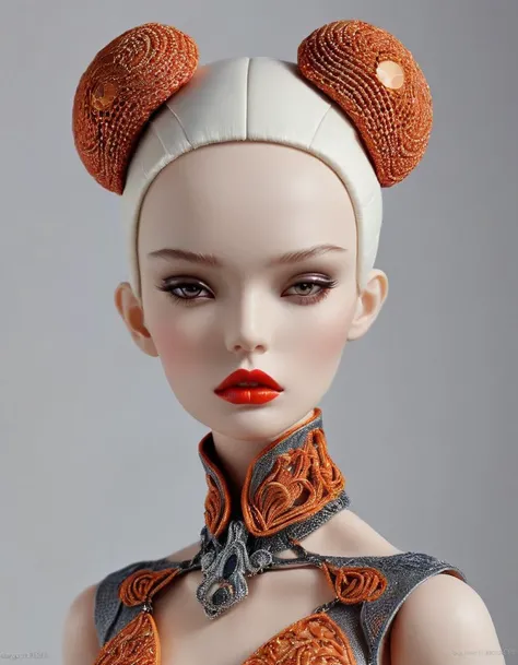 (masterpiece, best quality, ultra detailed, extremely detailed, intricately detailed), a futuristic fashion-clad female doll with a unique beauty and a hint of mystery in a modern style, fashion photography, woman model dressed by Stella Nina McCartney, Giorgio Armani, Pierre Cardin, Diego Velzquez, sensual, beauty, fashionable, perfect, Fashion Doll, <lora:popovy_SDXL-fashion-doll-000006:0.9>, (full length photo:1.1), 6-12yifu, <lora:6-12yifu:0.6>