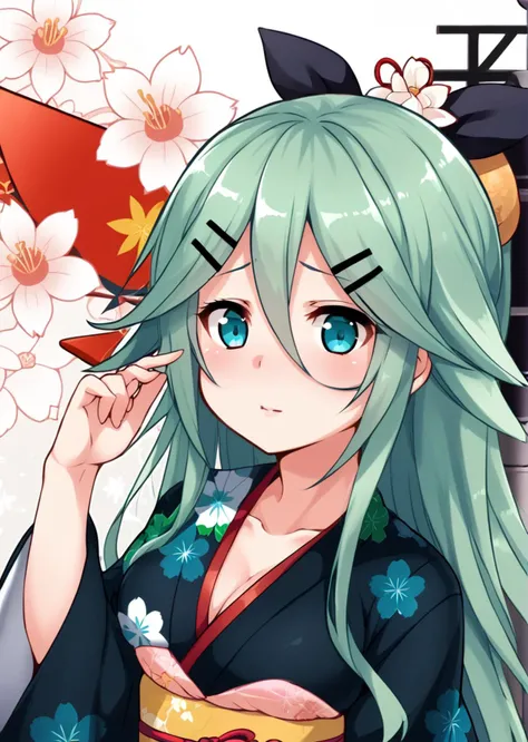 score 9, score 8 up, score 7 up, rating questionable,
detailed background, shiny skin,
<lora:yama.pony:1>,
yama, kimono,
large breasts,