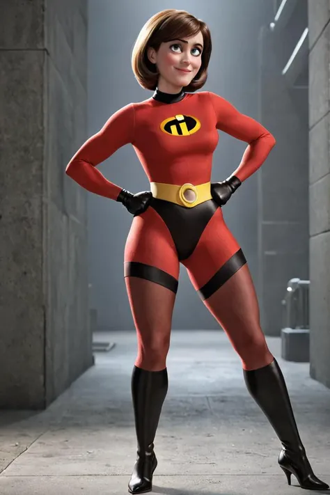 Sexy Helen Parr from the Incredibles, <lora:HelenParrXL:0.8> helenparr