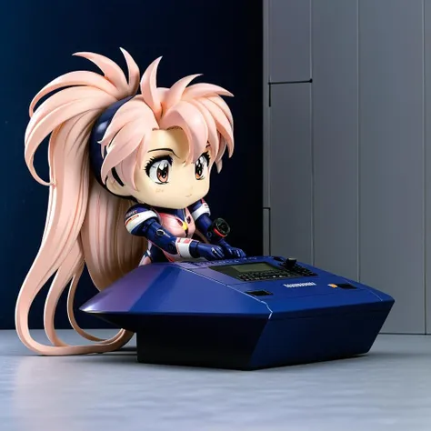 urushisato, 1980's and 1990's cute plugsuit, skinsuit, Japanimation, toshiba yamaha sony product designs, vintage electronics spaceship interior background, VHS, long_hair
<lora:xl_urushihara_satoshi_v16:1> peach and navy,<lora:nedo2:0.8>