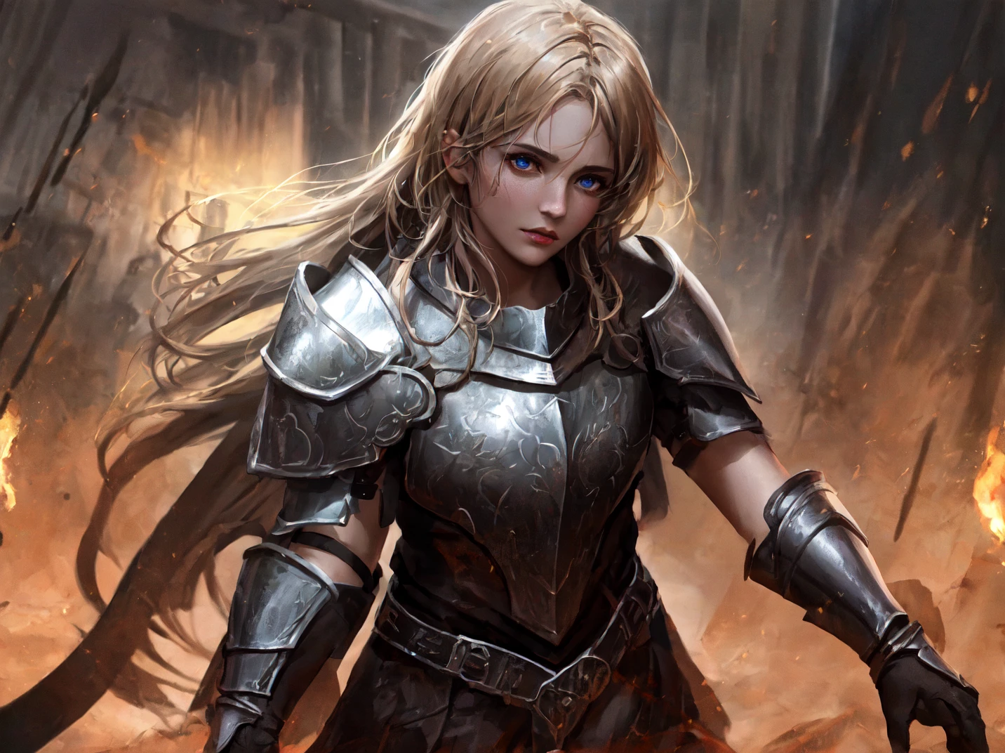(A cursed knight, clad in black armor,) must journey through a desolate, haunted land to reach the Elden_Ring and lift the (curse that plagues their soul.)Along the way, they encounter other travelers, (each struggling with their own demons and secrets), As they draw closer to the Elden Ring, they are confronted with visions of their past mistakes, (all tinged with a red hue,)
looking at viewer, highres, superb, 8k wallpaper, extremely detailed, intricate, unreal engine 5, volumetric lighting, realistic, realistic lighting, cinematic, 4k, cinematic lighting, 8k, depth of field, 3d, perfect, award-winning, hyper-detailed, photorealistic, ultra realistic, realistic light, hard lighting, intricate details, stop motion, hyperfocus, tonemapping, sharp focus, hyper detailed, detailed eyes, eyes focus, (illustration:1.1), highres, (extremely detailed CG unity 8k wallpaper:1.1), (beautiful face:1.15), (cowboy_shot:1.5)
(nixeu_soft:0.7), (nixeu_white:0.7),