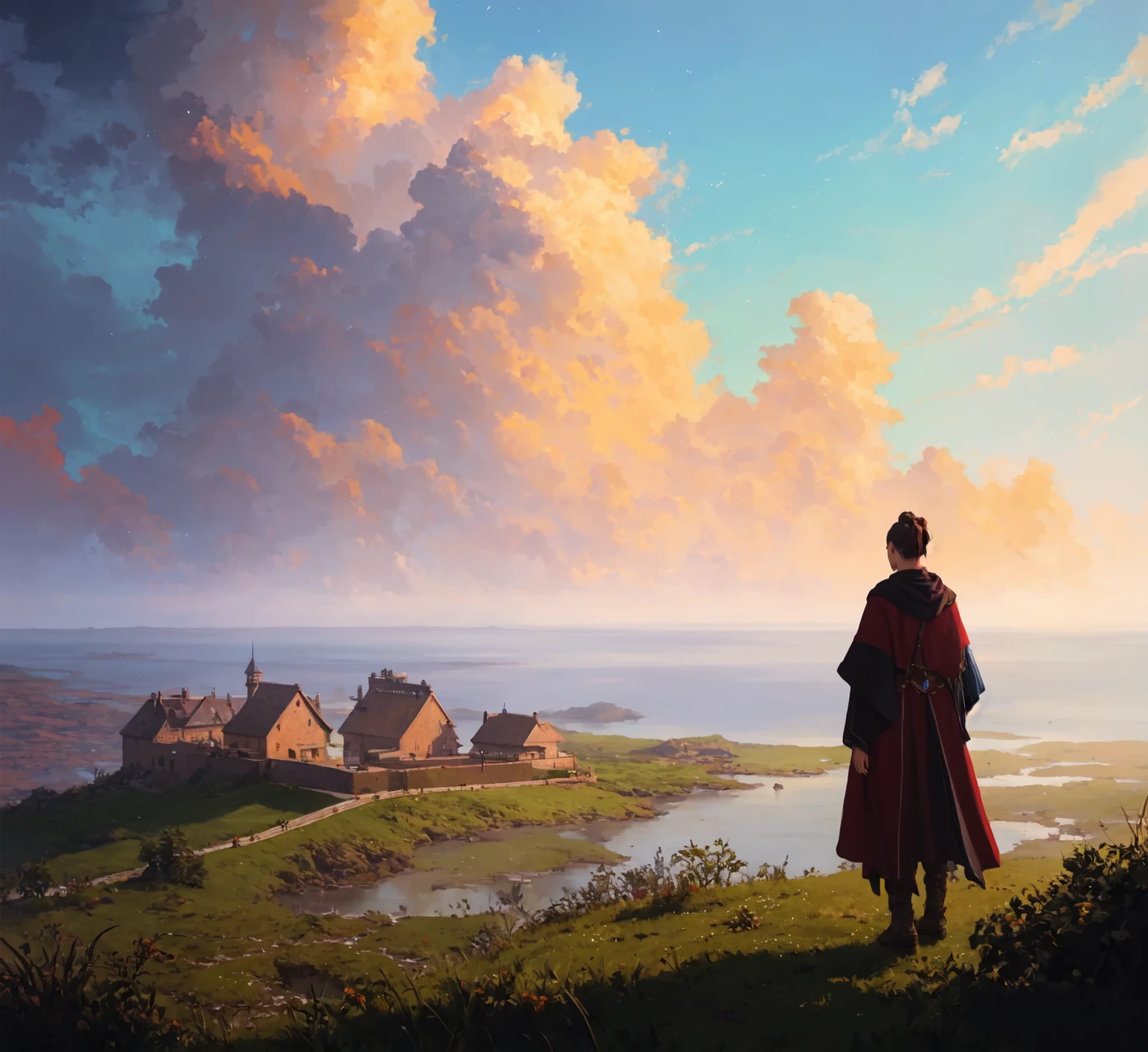 modelshoot style, (extremely detailed CG unity 8k wallpaper), full shot body photo of the most beautiful artwork in the world, medieval princess, professional majestic oil painting by Ed Blinkey, Atey Ghailan, Studio Ghibli, by Jeremy Mann, Greg Manchess, Antonio Moro, trending on ArtStation, trending on CGSociety, Intricate, High Detail, Sharp focus, dramatic, photorealistic painting art by midjourney and greg rutkowski