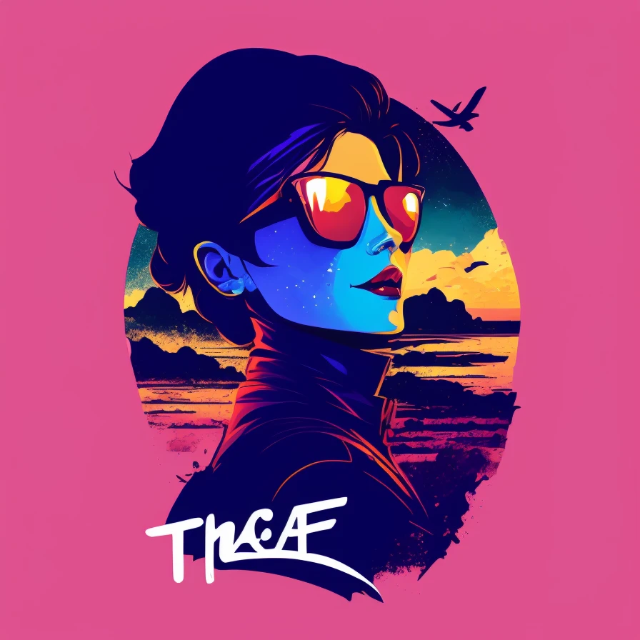 t-shirt logo in the style of <MAGIFACTORY> art