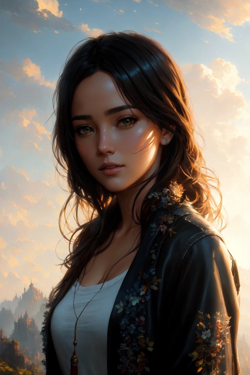 modelshoot style, (extremely detailed CG unity 8k wallpaper), full shot body photo of the most beautiful artwork in the world, beautiful women, professional majestic oil painting by Ed Blinkey, Atey Ghailan, Studio Ghibli, by Jeremy Mann, Greg Manchess, Antonio Moro, trending on ArtStation, trending on CGSociety, Intricate, High Detail, Sharp focus, dramatic, photorealistic painting art by midjourney and greg rutkowski