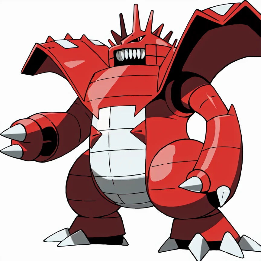 sugimori ken \(style\), claws, commentary, english commentary, guzzlord, highres, no humans, official art, pokemon, pokemon \(creature\), solo, sugimori ken, white background

<lora:sugimori_ken_style_2:0.6>