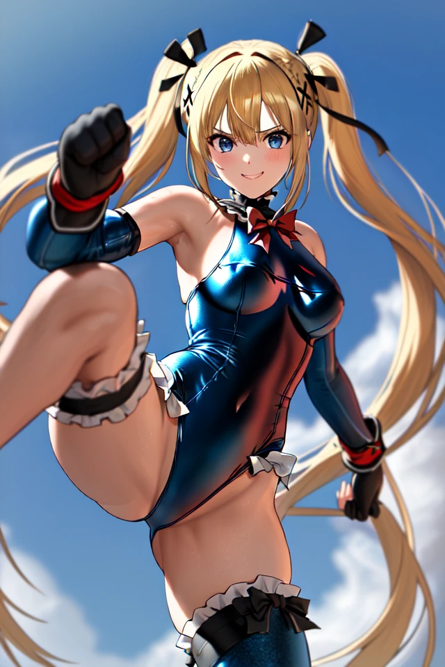 DOA Marie Rose Blue Leotard (TI Embedding) v1.0