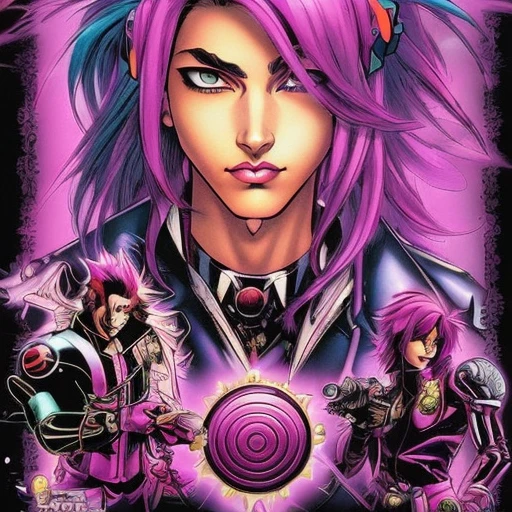 Cyberpunk, Retro FuturismFlowers, Roses, Utena, Ouran High School, Detailed Surrealistic Beauty, Vantablack, Sequins, Rim Lighting 8k,sequin explosion, X-men , graffiti ,glowing neon, cinematic, 90s comic_book_style, flair top deck trading card style,anime, waifu, ink_punk_style,90s comics, style of joe madureira,style of salvadora larocca, lisdusk1,nvinkpunk, lisdusk2,