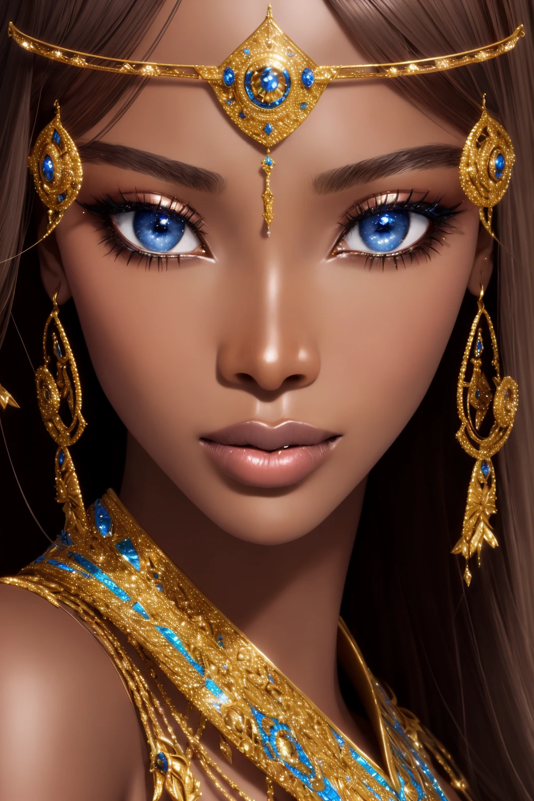 Naomi Campbell, 1girl, solo, warrior, brown hair, blue-gray eyes, detailed face, sexy,

masterpiece, professional, high quality, beautiful, amazing, Fantasy, Getty Images, shosei, closeup, extreme closeup,

photoshoot, 4k, realistic, detailed background, lyrical,