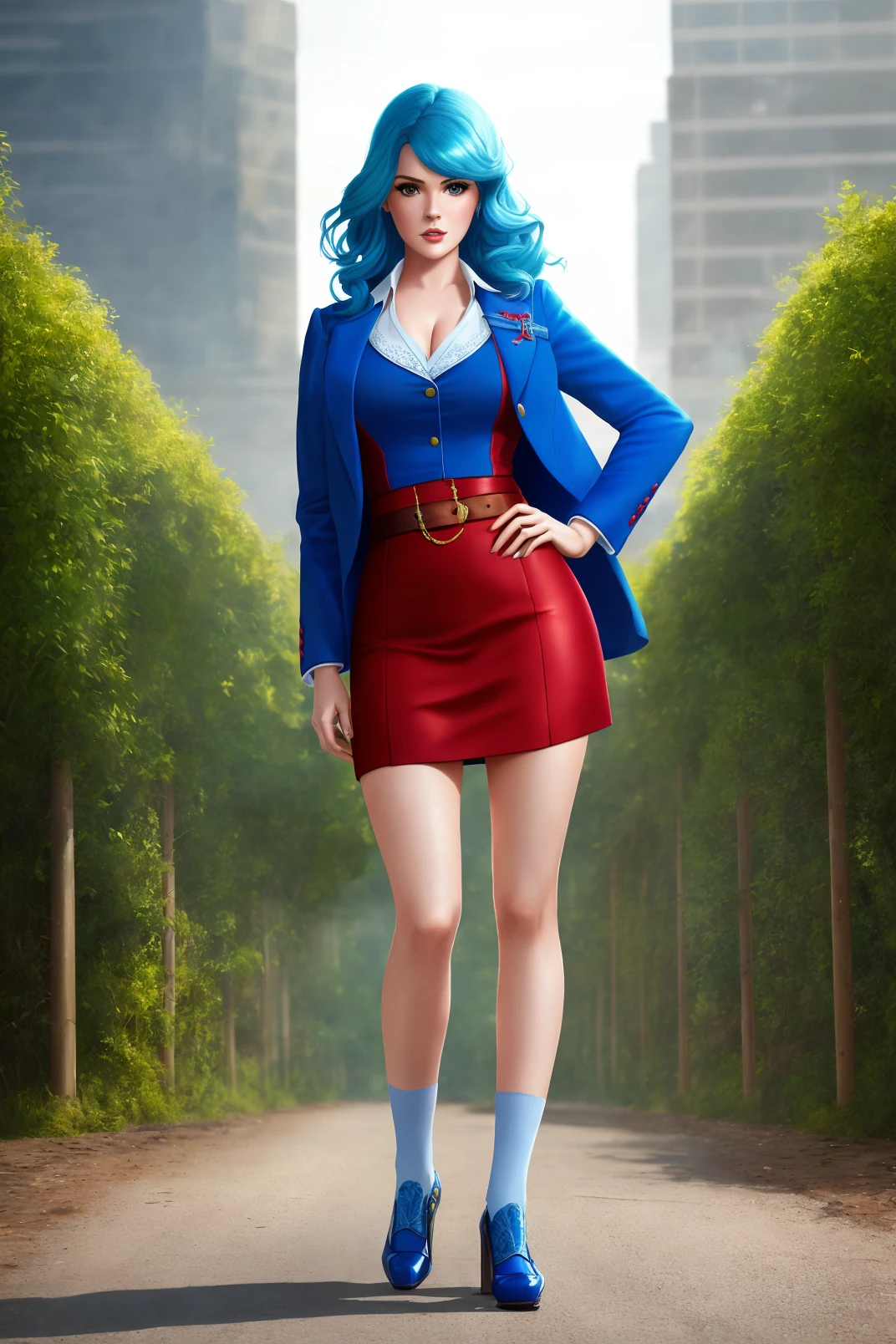 Isla Fisher, 1girl, solo, politician, blue hair, retro eyes, detailed face, sexy,
masterpiece, professional, high quality, beautiful, amazing, renaissance, ArtStation, Socks, on side,
photoshoot, 4k, realistic, detailed background, tough,