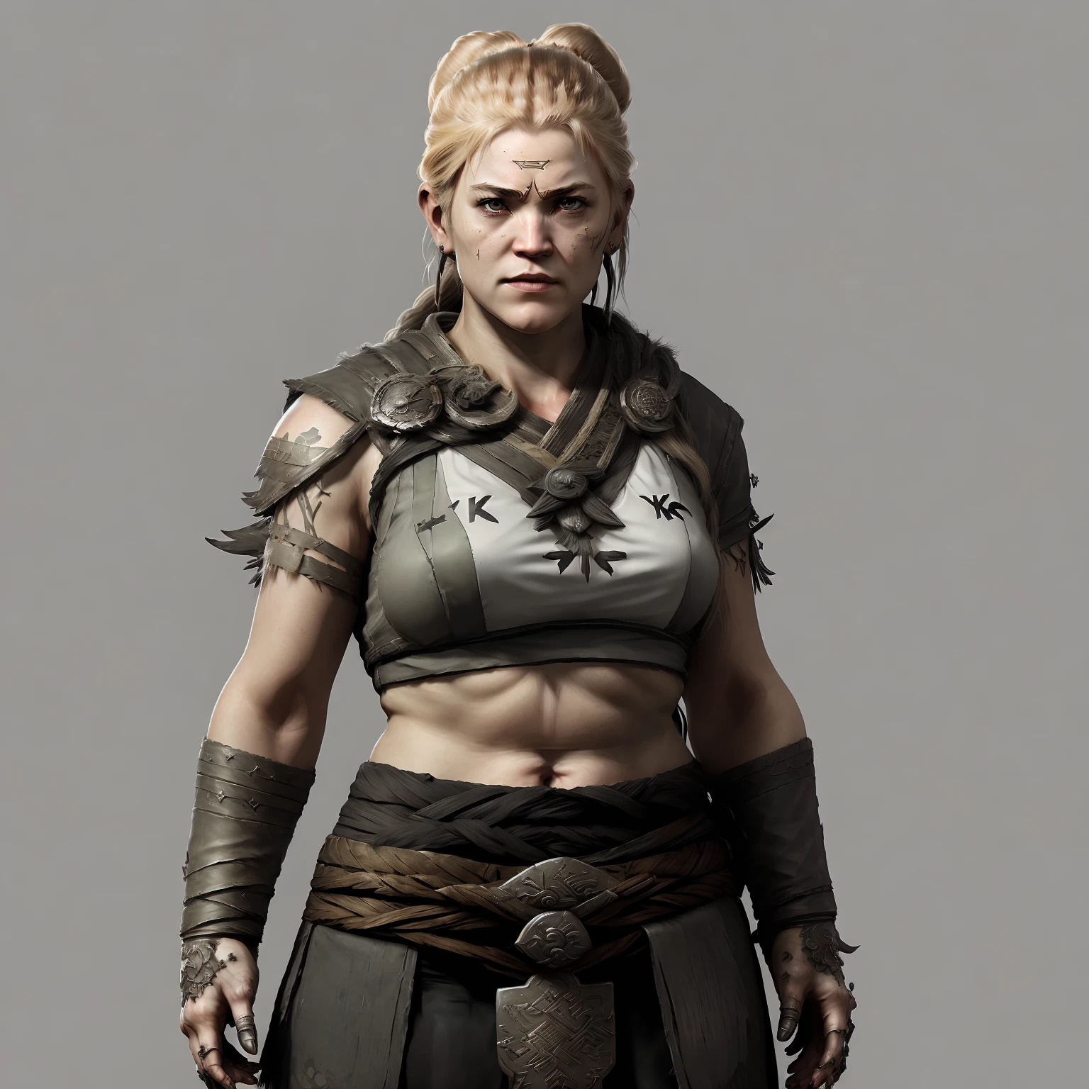 a photo of character of a yang (((female))) viking witch, award winning image, highly detailed, 16k, video game concept art, ((tk-char)), <lora:SPBGTK-C-Enh:0.55>