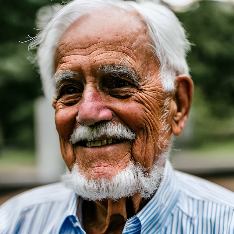 a portrait of  old man, +