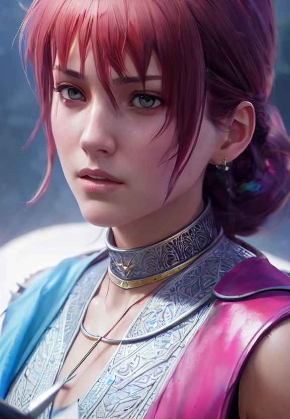 modelshoot style, (extremely detailed CG unity 8k wallpaper), full shot body photo of the most beautiful artwork in the world, medieval armor, professional majestic oil painting by Ed Blinkey, Atey Ghailan, Studio Ghibli, by Jeremy Mann, Greg Manchess, Antonio Moro, trending on ArtStation, trending on CGSociety, Intricate, High Detail, Sharp focus, dramatic, photorealistic painting art by midjourney and greg rutkowski