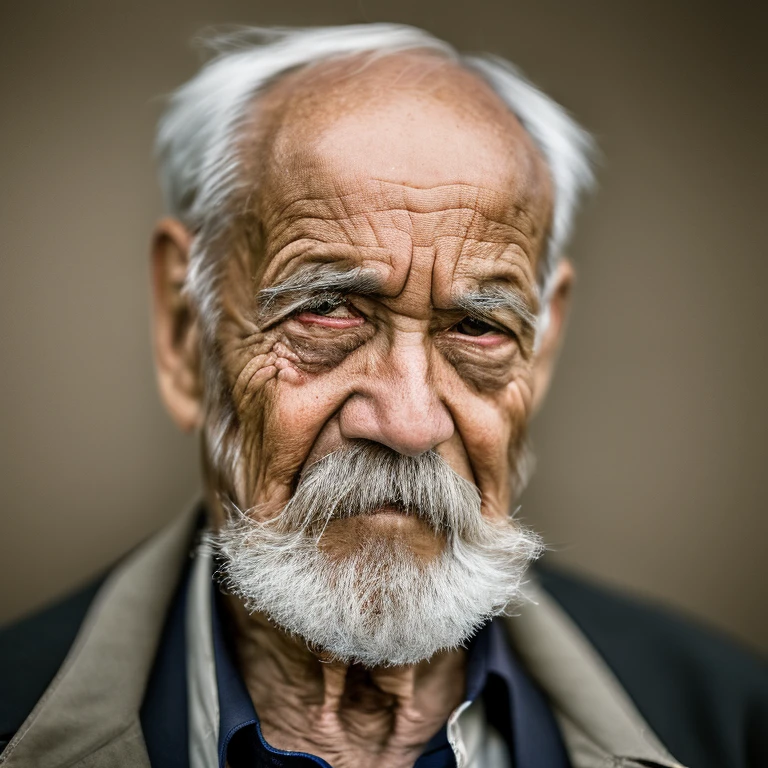 a portrait of old man, awful512