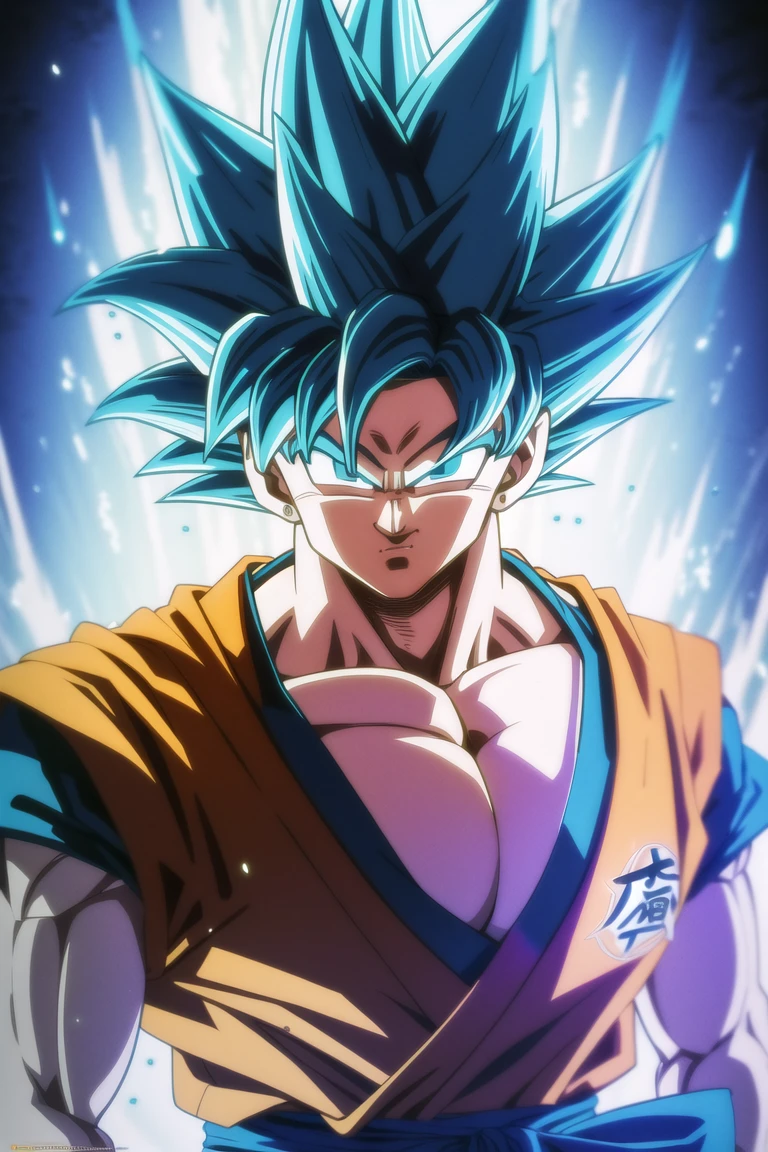 son_goku, super_saiyan_blue, blue_hair, blue_eyes, blue_aura, portrait, ((side_view)) <lora:son_goku:0.6>