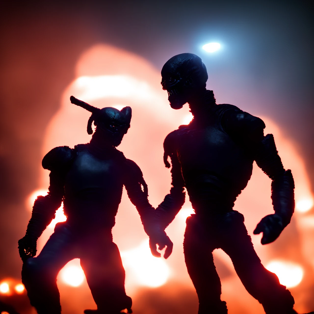 photo, [scifi|fantasy] a human-alien hybrid fights for acceptance, (Bokeh:0.8) <lora:johnsondesuv15-e1:1>