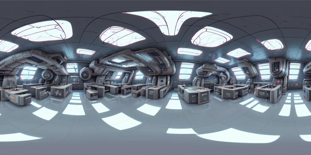 a 360 equirectangular panorama  <lora:EQP_project-000006:1> , futuristic sci fi classroom, sharp details, intricate, highly detailed, digital painting, rich color, smooth, sharp focus, illustration, Unreal Engine 5, 8K, art by artgerm and greg rutkowski and alphonse mucha