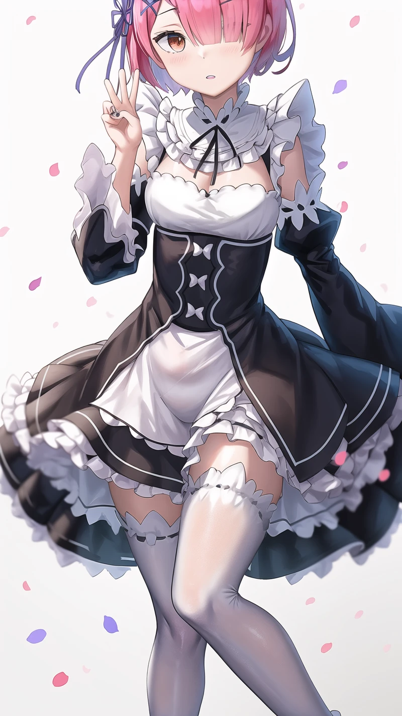 fullbody, Ram_ReZero, <lora:Ram_ReZero:0.8>