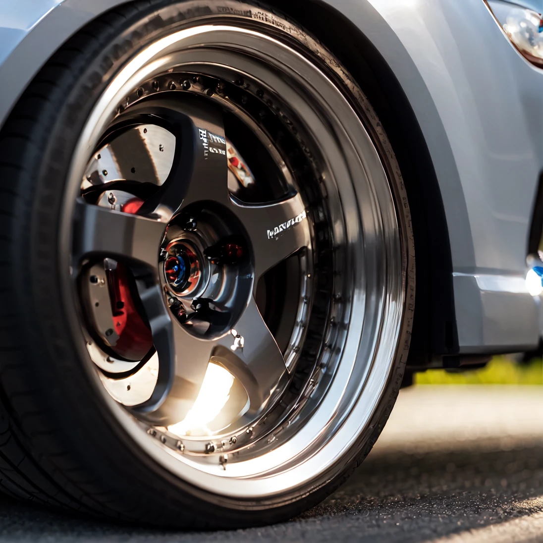 masterpiece,best quality, depth of field, (close-up:1.3), lens flare, cinematic lighting, absurdres,
CAR wheel,
<lora:MeisterS13P-000008:1>
