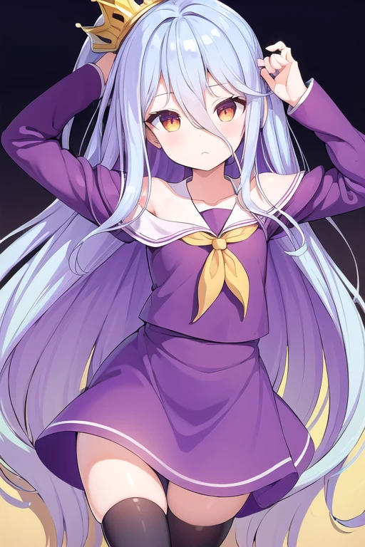 knee up,(pantyshot:1.4),striped panties,sitting,
<lora:游æäººçç½1V:0.7>,游æäººçç½,1girl,solo,long hair,very long hair,hair between eyes,red eyes,bright pupils,multicolored eyes,multicolored hair,expressionless,
school uniform,sailor collar,serafuku,long sleeves,yellow neckerchief,blue jacket,blue thighhighs,blue dress,full body,<lora:add_detail:0.25>,, Exquisite visuals, high-definition,masterpiece,best quality,, 18yo,Young female,Beautiful Fingers,Beautiful long legs,Beautiful body,Beautiful Nose,Beautiful character design, perfect eyes, perfect face,expressive eyes,
looking at viewer,
official art,extremely detailed CG unity 8k wallpaper, perfect lighting,Colorful, Bright_Front_face_Lighting,shiny skin,
(masterpiece:1.0),(best_quality:1.0), ultra high res,4K,ultra-detailed,
photography, 8K, HDR, highres, absurdres:1.2, Kodak portra 400, film grain, blurry background, bokeh:1.2, lens flare, (vibrant_color:1.2), (beautiful_face:1.5),(narrow_waist), ,NSFW,