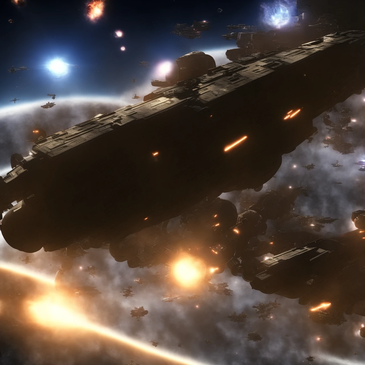 photo, [scifi|future] space colony city battleship <lora:johnsondesuv15-320-e1:1>