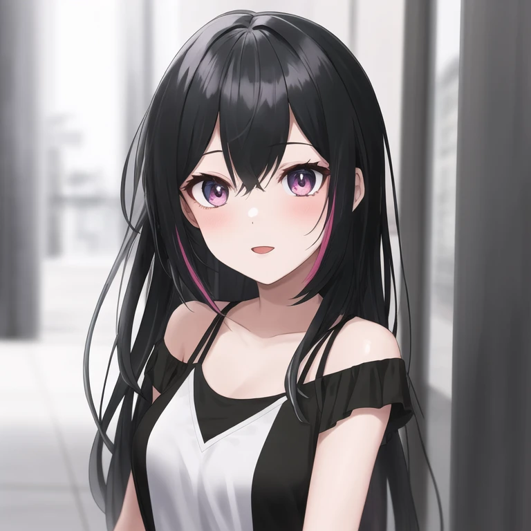 best quality, 1girl, detailed clothing, multicolored eyes, two-toned_hair