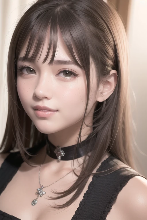(RAW photo:1.2), (photorealistic:1.4),(masterpiece:1.3),(best quality:1.4),ultra high res,(detailed eyes),(detailed facial features),(detailed clothes features),HDR,8k resolution, solo focus, bangs, skin tight, (shiny skin),(slender girl),dreamlike,
(extreme detailed illustration),check commentary,commentary request,scenery,no text,
<lora:VirtualGirl-Aim_v2:0.5>,VirtualGirl-Aim, medium breasts, straight hair, long hair, black hair, black eyes,
1girl, full body,
crystal pendant,dress,high-heeled shoes,
cute, innocent,
(smile),