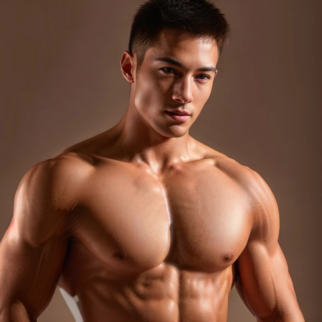 <lora:Lora-Custom-ModelLiXian:0.6>, 1man,
a young topless muscular male,  (high detailed skin:1.2),
in  camera studio with 3 flash,
soft lighting,
masterpiece, best quality, 8k uhd, dslr, film grain, Fujifilm XT3
photorealistic painting art by midjourney and greg rutkowski