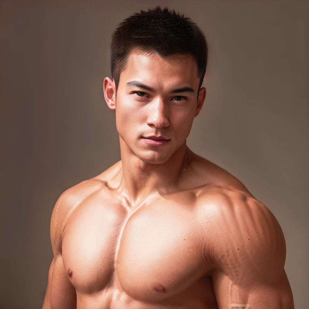 <lora:Lora-Custom-ModelLiXian:0.6>, 1man,
a young topless muscular male,  (high detailed skin:1.2),
in  camera studio with 3 flash,
soft lighting,
masterpiece, best quality, 8k uhd, dslr, film grain, Fujifilm XT3
photorealistic painting art by midjourney and greg rutkowski