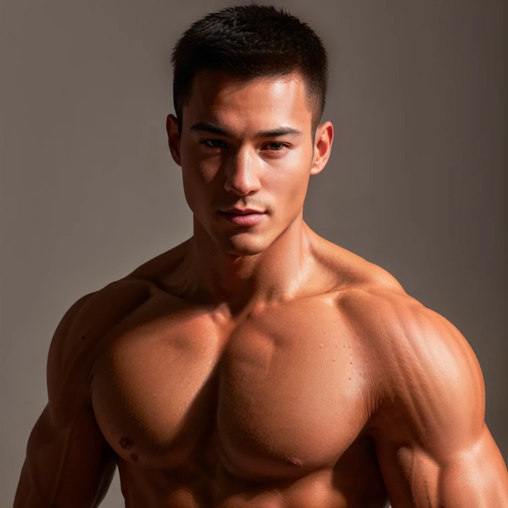 <lora:Lora-Custom-ModelLiXian:0.6>, 1man,
a young  muscular male,  (high detailed skin:1.2),
in  camera studio with 3 flash,
soft lighting,
masterpiece, best quality, 8k uhd, dslr, film grain, Fujifilm XT3
photorealistic painting art by midjourney and greg rutkowski